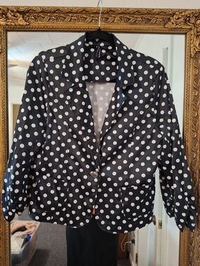 Polka Dot Black Jacket